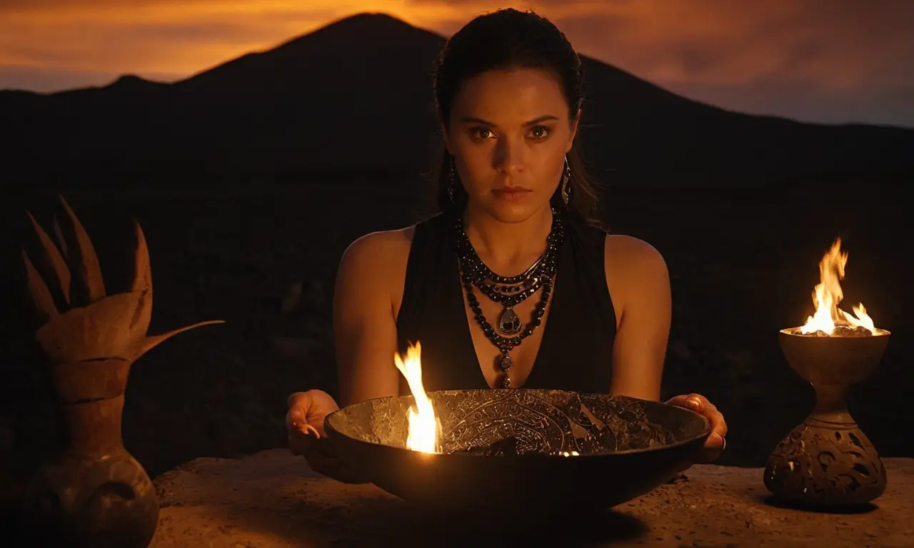 Un ritual ancestral en un paisaje volcánico