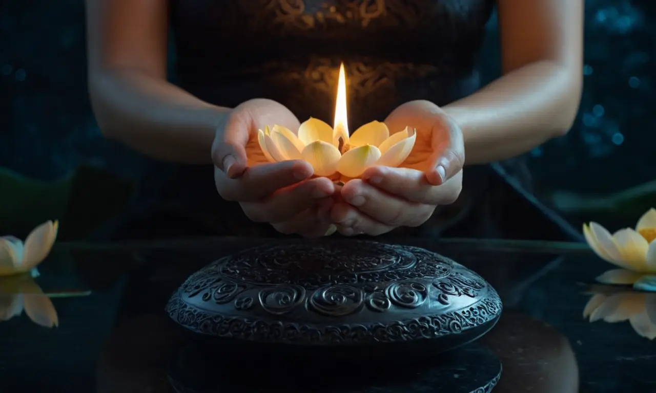 Un ritual místico bajo la luna llena