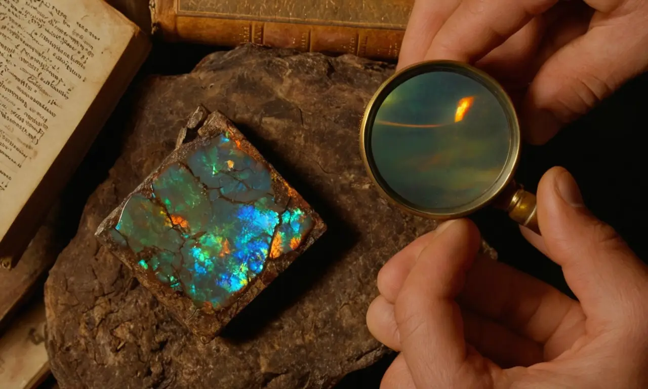 La belleza y misterio del opal de Boulder se revelan