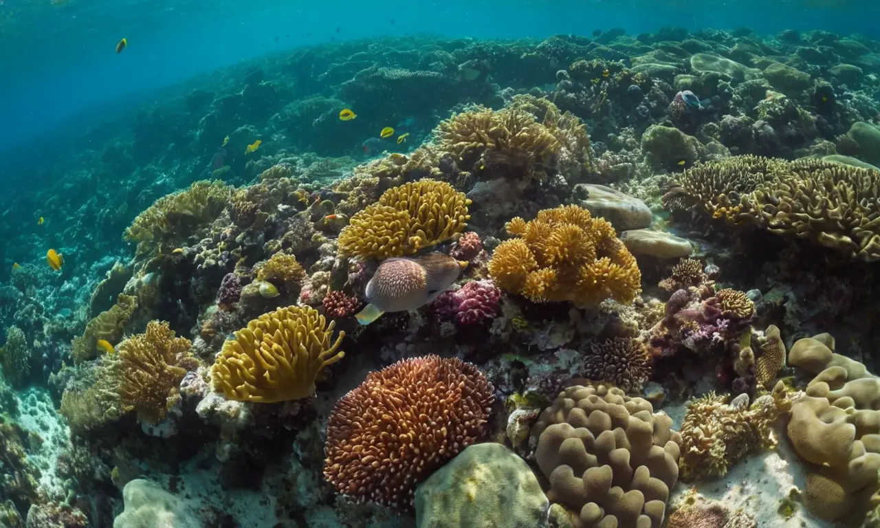 Un paraíso submarino de vida y colores vibrantes