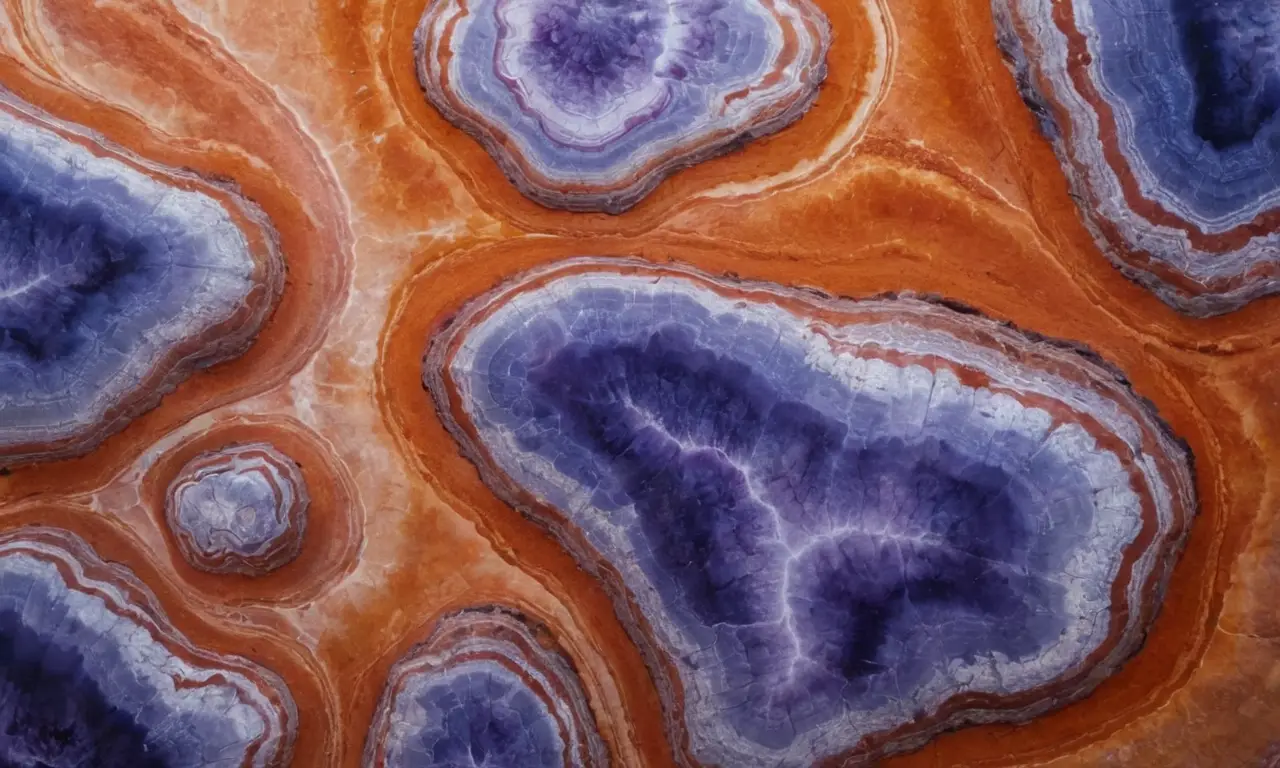 El Hackmanite irradia colores vibrantes bajo la luz
