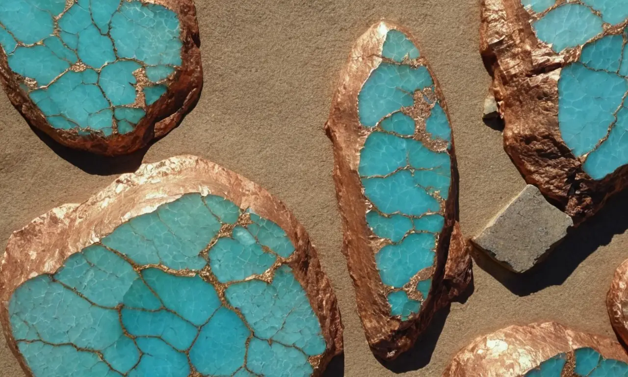 Una piedra mágica irradia luz bajo un cielo azul