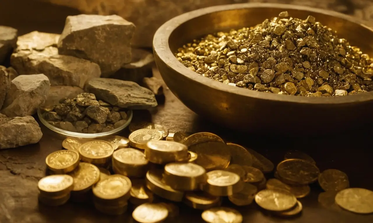 La búsqueda del oro, con sus altibajos