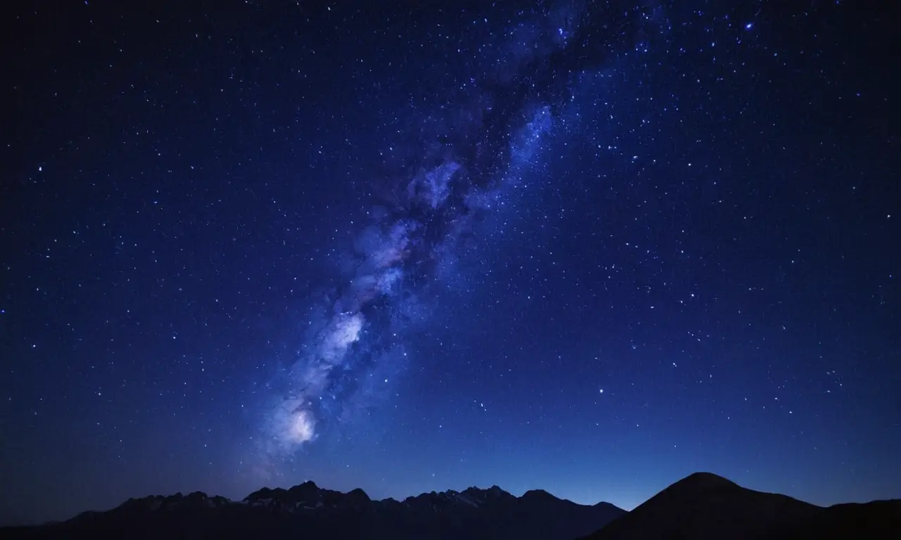 Un cielo nocturno mágico y brillante