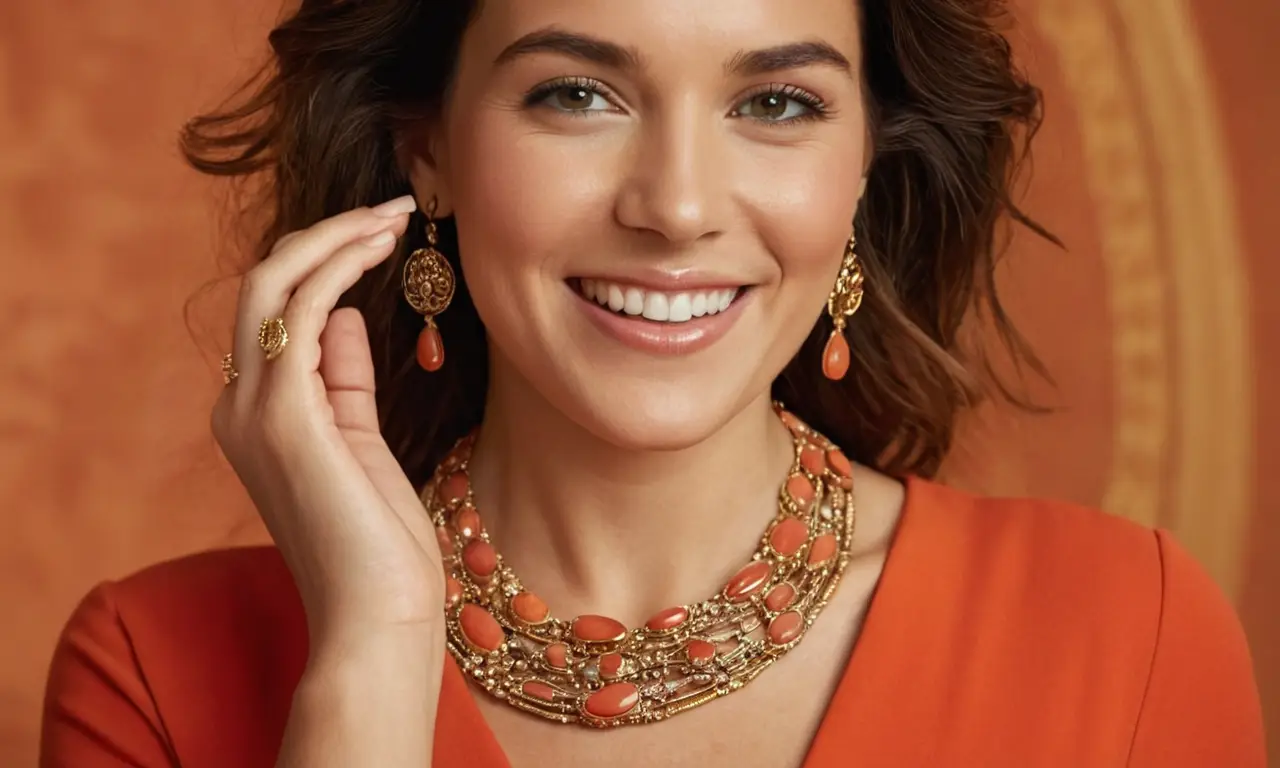 Joyas de coral antiguo y moderno reflejan la elegancia atemporal