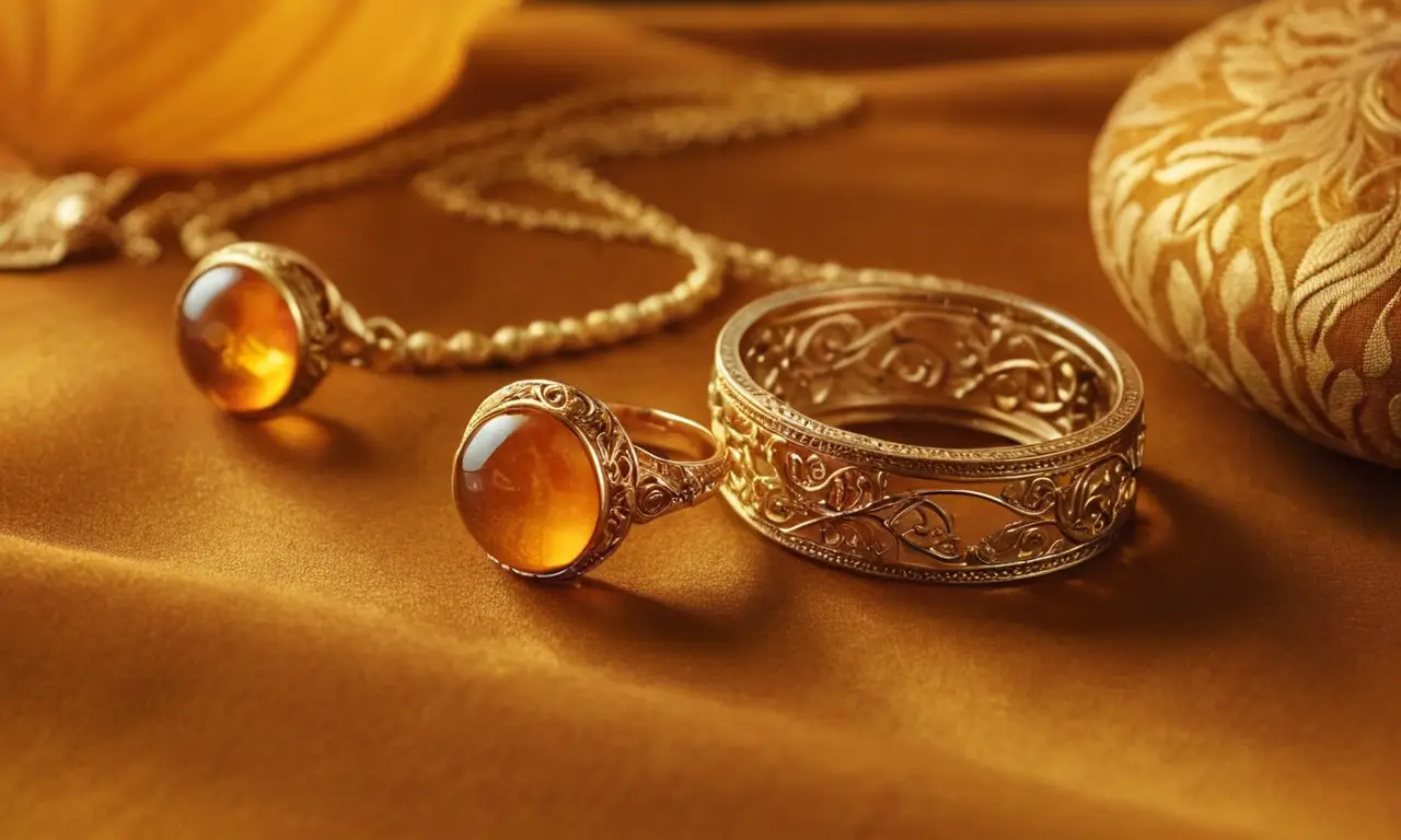 Joyas de ámbar irradian calidez y antigüedad